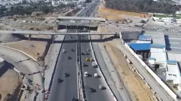 تحويل جزئي لحركة المرور على مستوى مفترق المروج 1 و2 بداية من الساعة التاسعة من ليل الخميس 