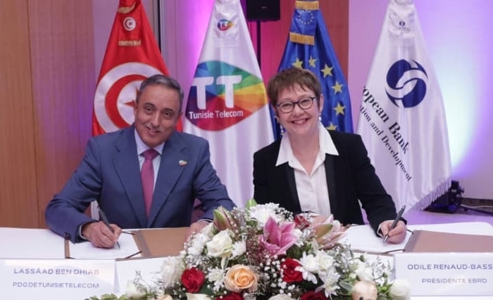 شراكة استراتيجية بين اتصالات تونس والبنك الأوروبي لإعادة الإعمار والتنمية لتعزيز البنية التحتية الرقمية في تونس