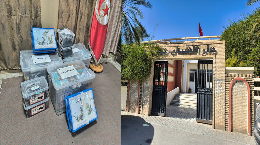 توزر: تجهيز 3 مؤسسات شباب بمعدات نوادي الروبوتيك ضمن مشروع "واحة العلوم والتكنولوجيا"