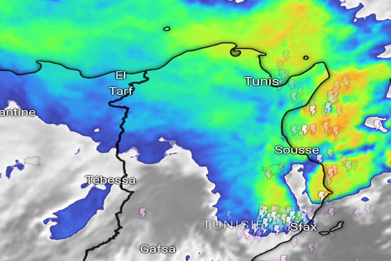 تونس الكبرى والوطن القبلي والمنستير مناطق ذات درجة انذار شديدة
