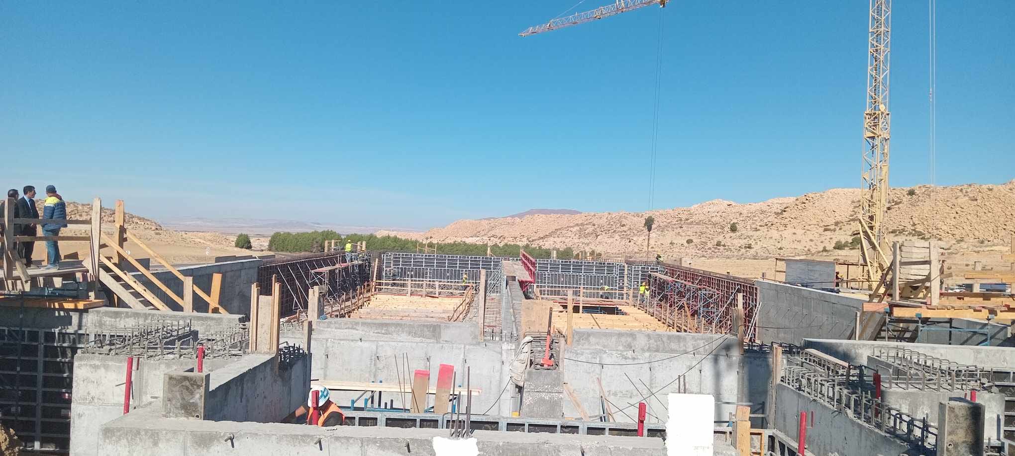  تقدم تنفيذ مشاريع التطهير ولاية القصرين في إطار دعم البنية التحتية البيئية وتحسين نوعية المياه المعالجة لتوسيع استعمالاتها