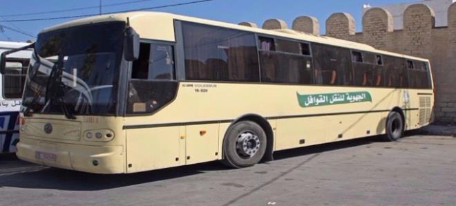 الشركة الجهوية للنقل القوافل: تعليق السفرات باتجاه ولايات سوسة والمنستير ونابل