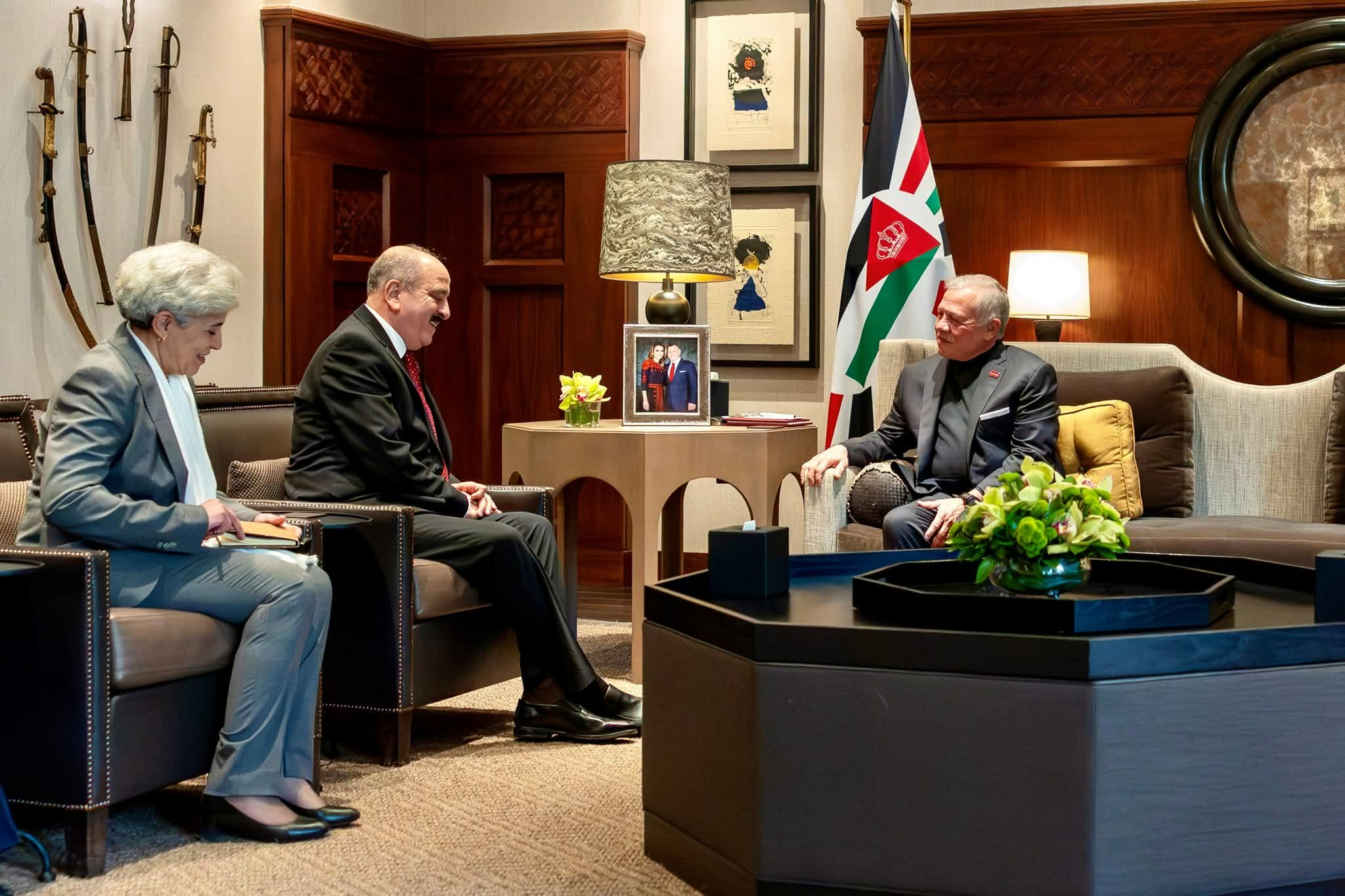 وزير الخارجية يلتقي في عمان الملك الاردني عبد الله الثاني