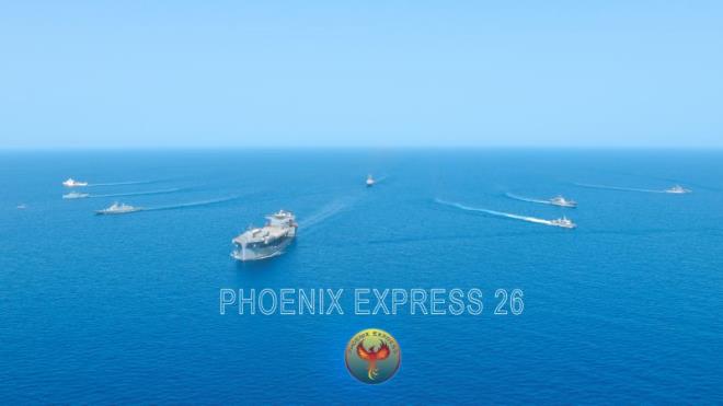 افتتاح التمرين البحري متعدد الأطراف بالقاعدة البحرية بحلق الوادي