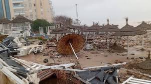 نابل: تضرّر وحدتين فندقيتين بقربة والحمامات وعدد من المشارب الشاطئية من الأمطار الأخيرة