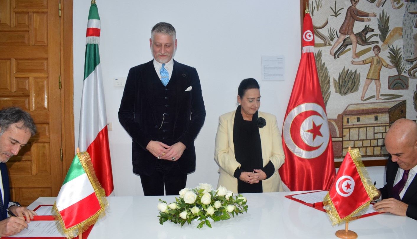 توقيع اتفاقية شراكة بين تونس وإيطاليا في مجال حماية التراث