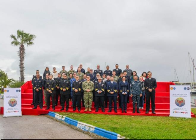 وزارة الدفاع : اختتام التمرين البحري متعدد الأطراف بالقاعدة البحرية بحلق الوادي 