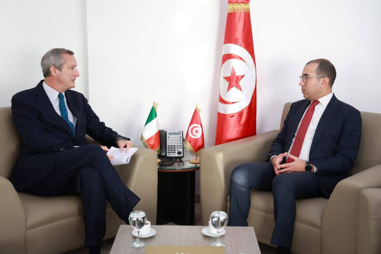 سفير إيطاليا بتونس: مشروع الربط الكهربائي يعكس التزام الحكومة الإيطالية بدعم تونس في انتقالها الطاقي 