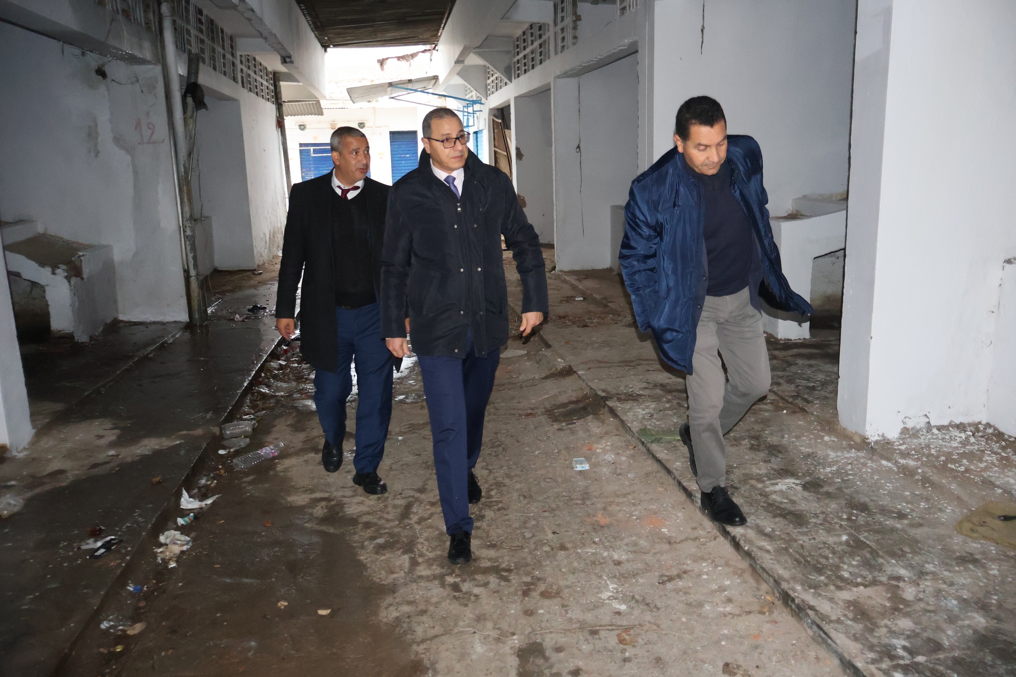 باجة :معاينة  سوق المزارة بباجة الشمالية