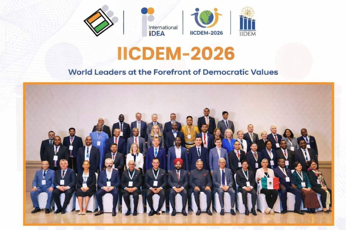 وفد من هيئة الانتخابات يشارك في الندوة الدولية حول "الديمقراطية وإدارة الانتخابات" بالهند