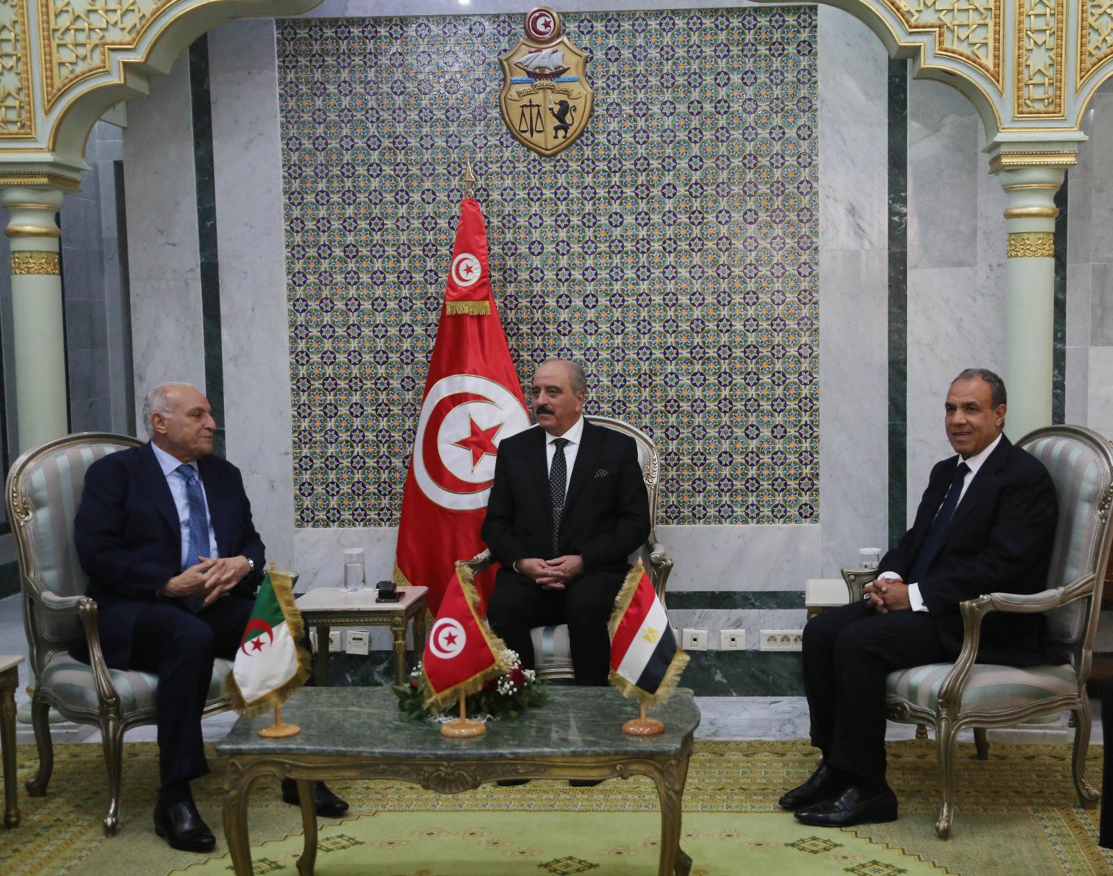 اختتام اجتماع وزراء خارجية تونس والجزائر ومصر واعتماد بيان ختامي