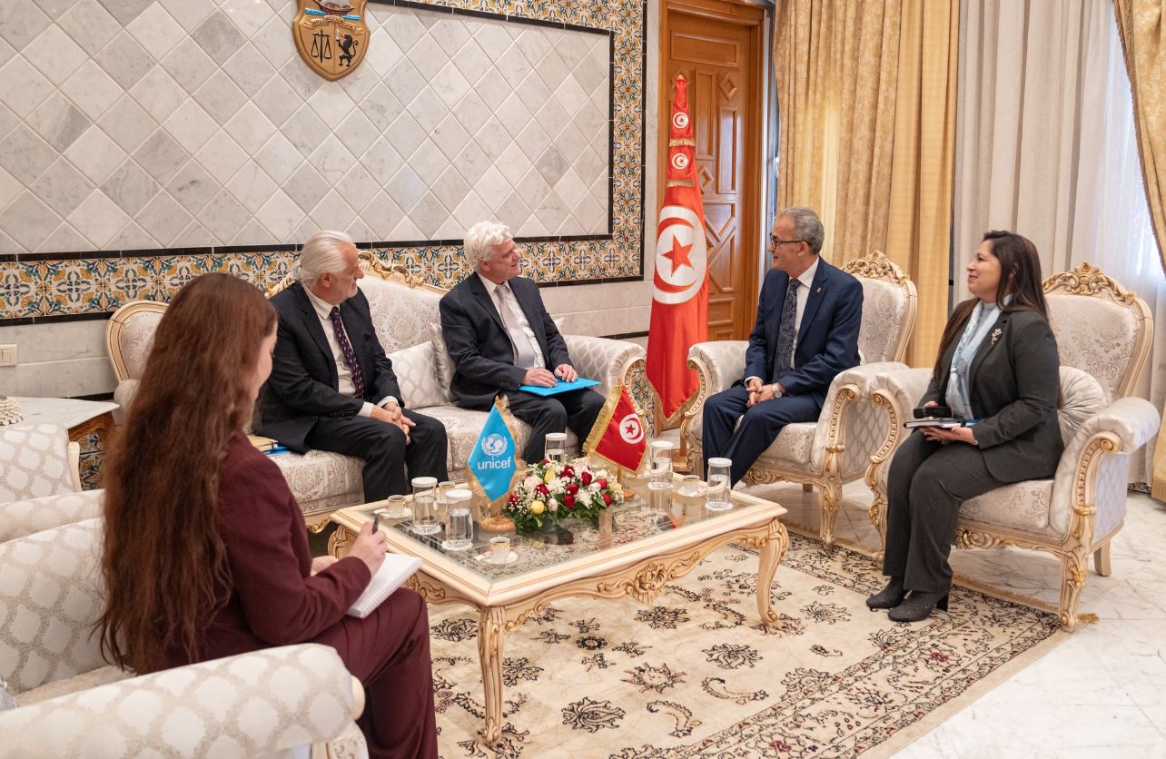 كاتب الدّولة لدى وزير الشّؤون الخارجيّة يلتقي المدير الإقليمي لصندوق الأمم المتحدة للطفولة