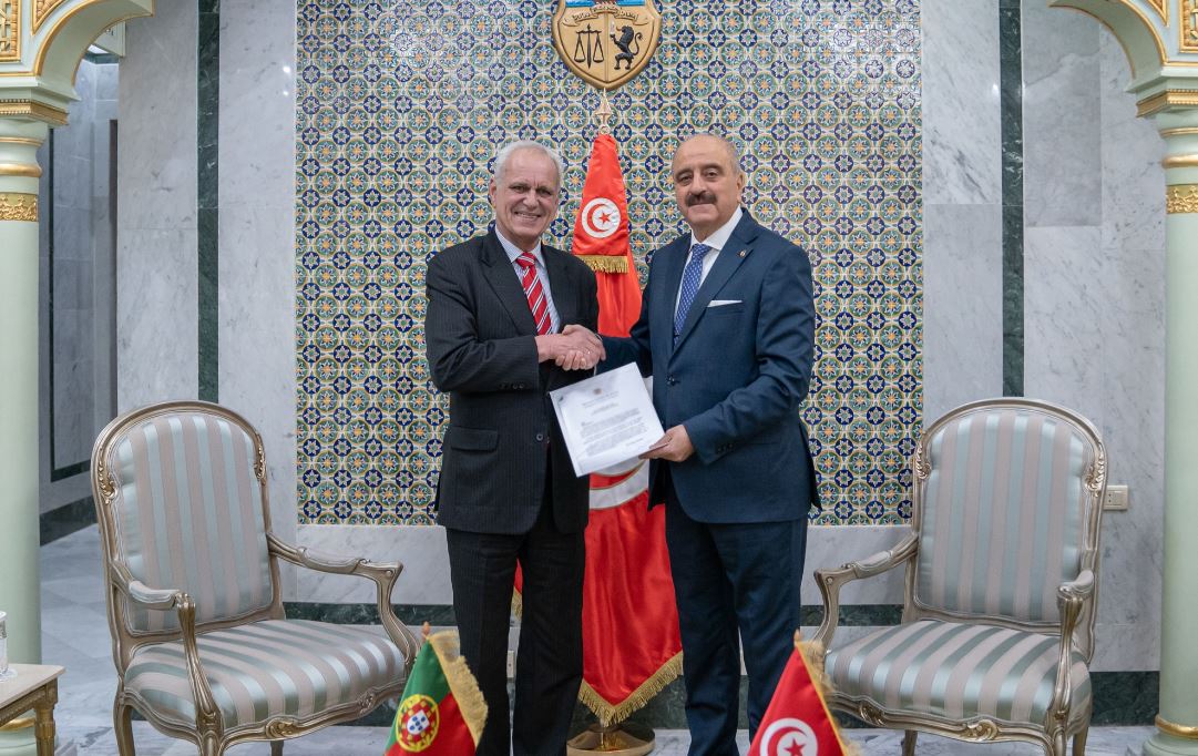 وزير الخارجية يتسلم أوراق اعتماد السفير الجديد لجمهورية البرتغال بتونس