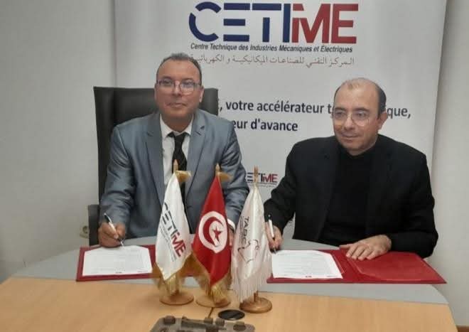 توقيع اتفاقية شراكة وتعاون بين المركز التقني للصناعات الميكانيكية والكهربائية ومجلس الأعمال التونسي الإفريقي