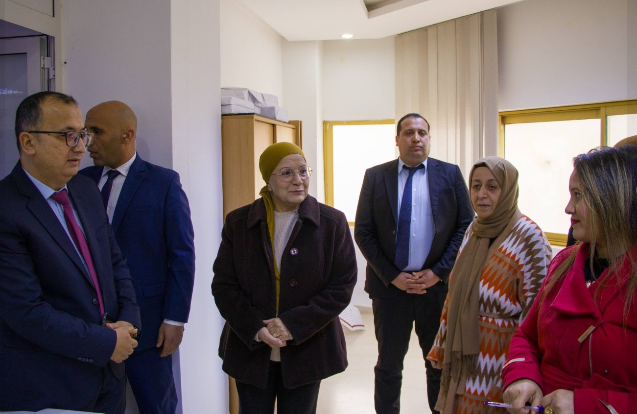 باجــة : وزيرة العدل تطلع على سير عمل عدد من المرافق القضائية بالجهة