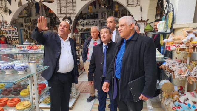 مدنين: متابعة جهوية ميدانية لمشاغل قطاع الصناعات التقليدية بمعتمدية جربة حومة السوق