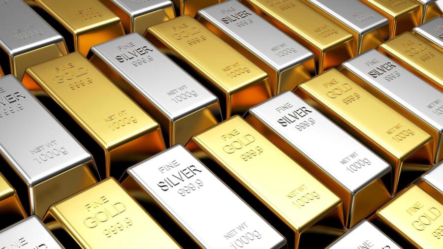 انخفاض حاد في أسعار الذهب والفضة