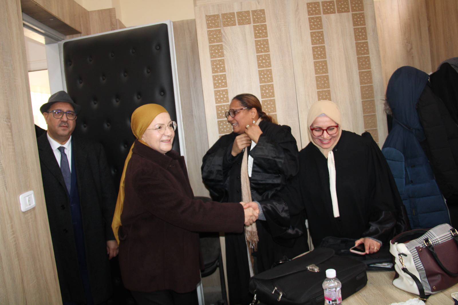 وزيرة العدل تعاين في باجة أشغال بناء مقر جديد لمحكمة الناحية بنفزة، وتطلع على سير عمل عدد من المرافق القضائية بالجهة