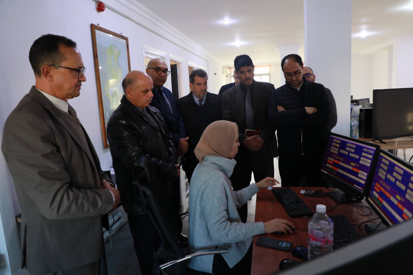 وزير النقل يتابع نشاط المعهد الوطني للرصد الجوي