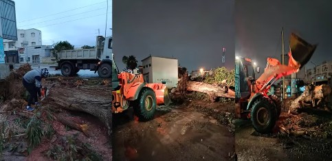 تدخلات مصالح وزارة التجهيز والإسكان إثر التقلّبات الجويّة