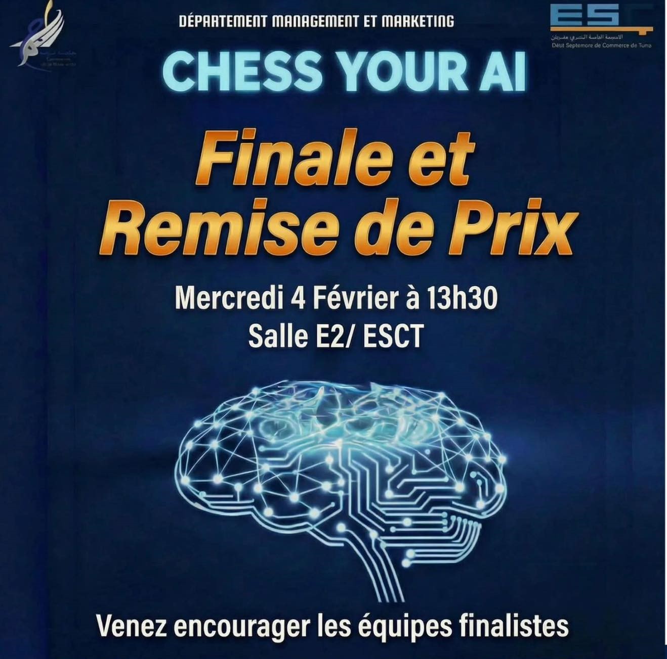 ESSECT Tunis lance le challenge « Chess Your AI »