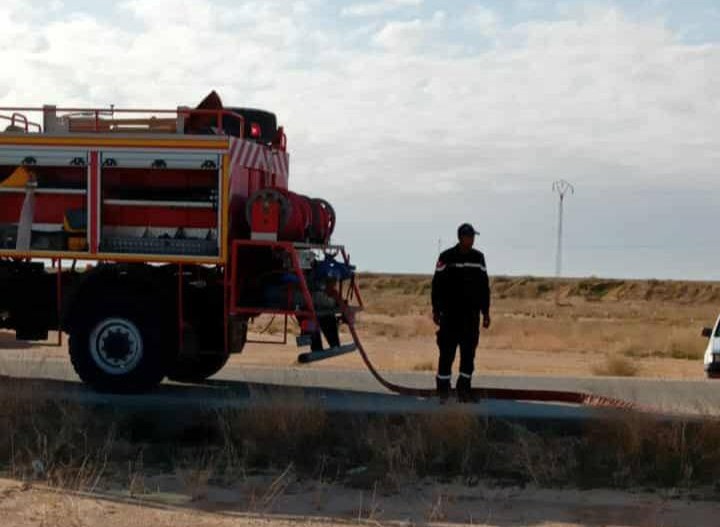 قابس : وفاة زوجين في احتراق منزلهما بمنطة الميدة بوذرف