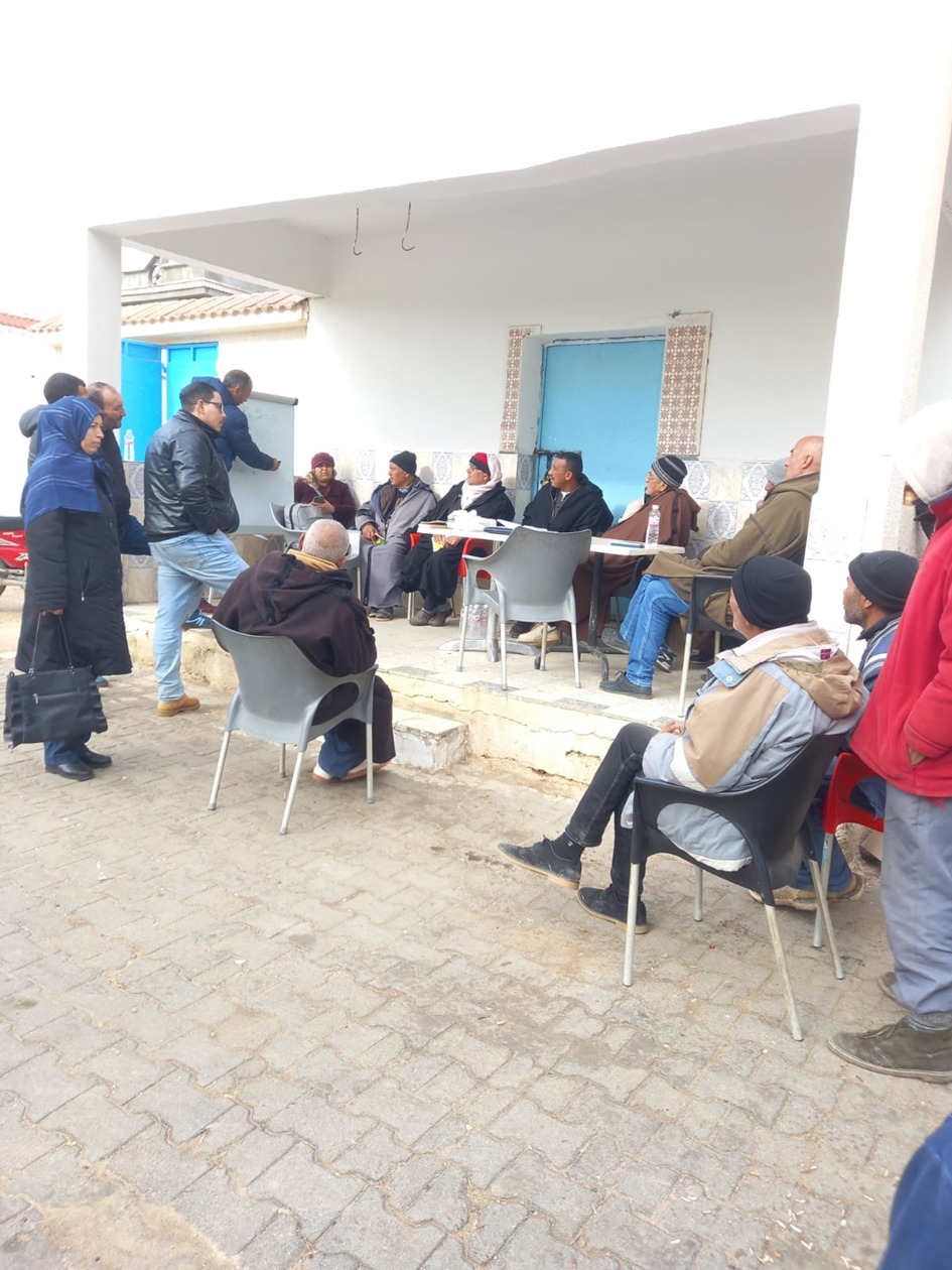 يوم اٍعلامي تحسيسي بعمادة سيدي مدين من معتمدية نبر بولاية الكاف