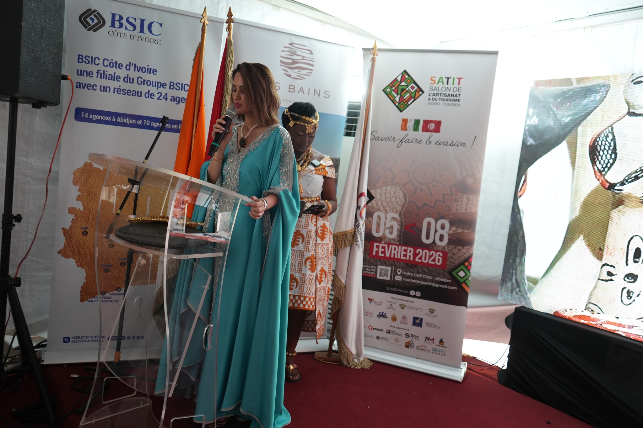 افتتاح الدورة الأولى لصالون الصناعات التقليدية والسياحة التونسي الإيفواري (SATIT 2026) بأبيدجان