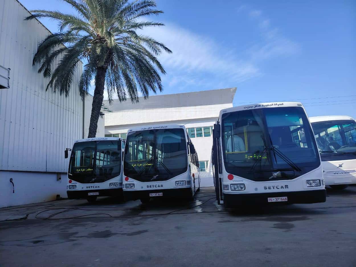 Arrivée de 134 nouveaux bus au port de La Goulette pour renforcer le transport public