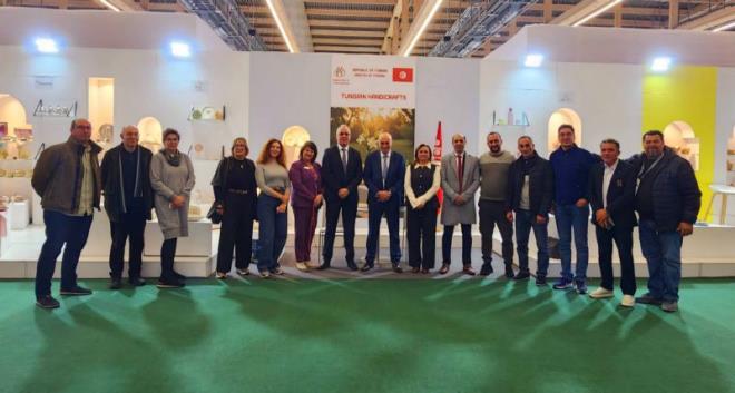 الديوان الوطني للصناعات التقليدية يشارك في الصالون الدولي للمواد الإستهلاكية المنعقد بفرنكفورت