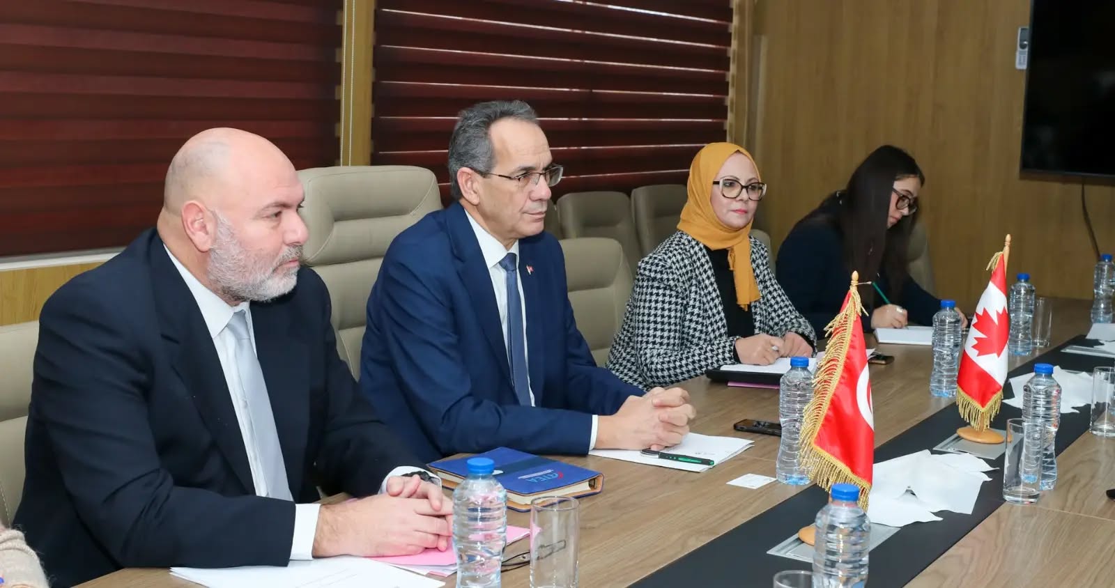 وزير التعليم العالي يستقبل وزير الشؤون الحكومية والتعليم ما بعد الثانوي بحكومة مقاطعة "نيوبرونزويك" الكندية