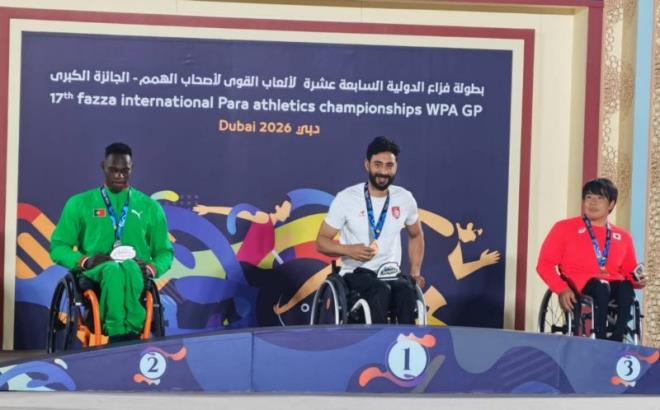 بطولة فزاع الدولية لذوي الهمم - الجائزة الكبرى لبارا العاب القوى : ميداليتان ذهبيتان وفضية واحدة للعناصر التونسية