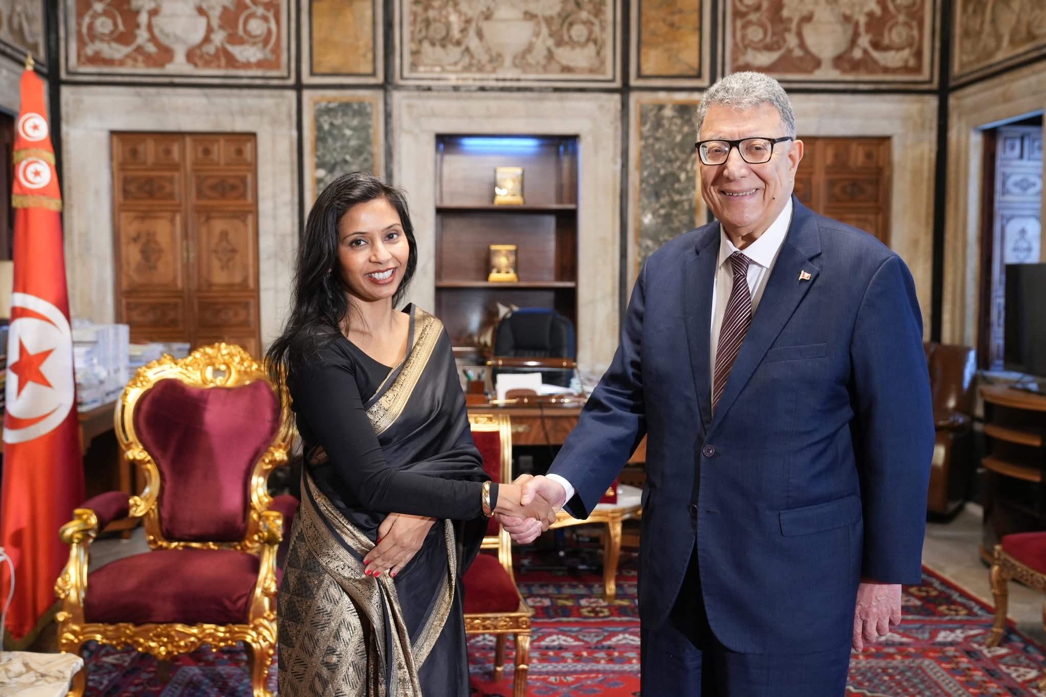 رئيس مجلس نواب الشعب يلتقي سفيرة الهند لدى تونس