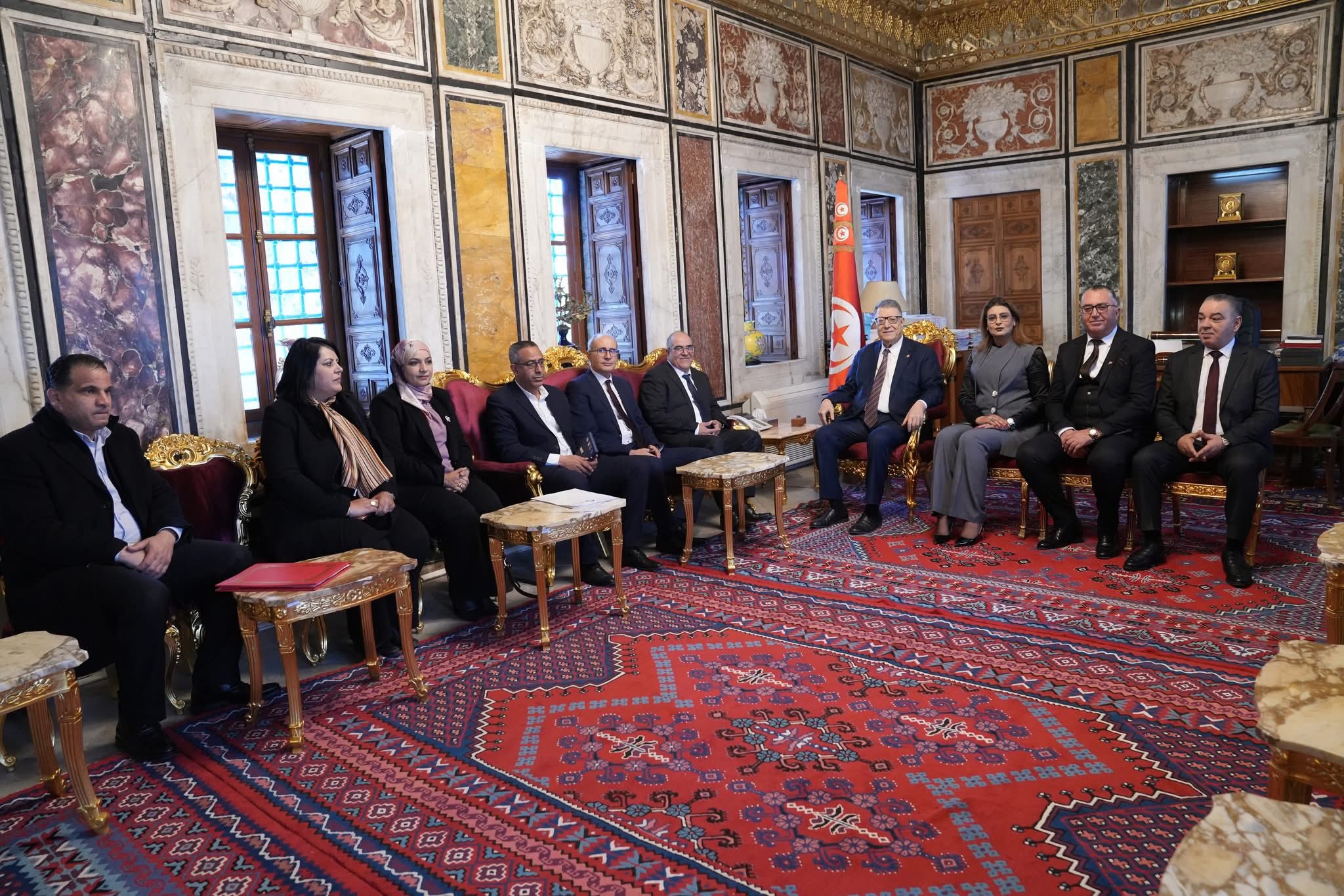 مشاغل مهنة المحاماة وتشريكها في التشريع أبرز محاور لقاء رئيس البرلمان بوفد عن الهيئة الوطنية للمحامين