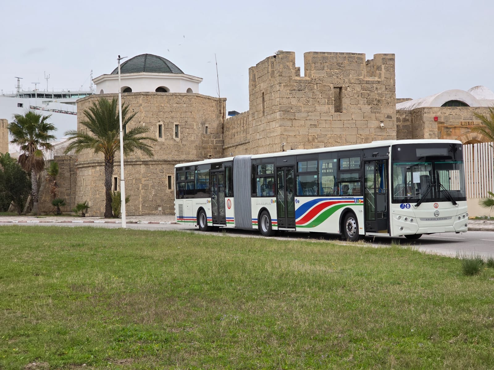 شركة النقل بالساحل تتسلم 32 حافلة مزدوجة جديدة