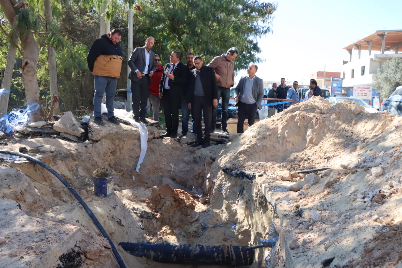 اشكال التزود بمياه الشرب بمدينة البقالطة محور زيارة ميدانية