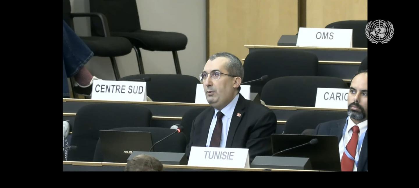 البعثة التونسية الدائمة بجنيف تشارك في النقاش التفاعلي حول تقرير المفوض السامي بشأن حالة حقوق الانسان في الأرض الفلسطينية المحتلّة