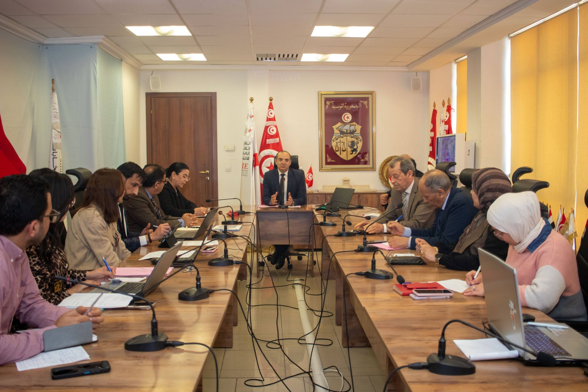 هيئة الانتخابات: جلسة عمل حول مشروع إحداث مركز للتوثيق والدراسات الانتخابية