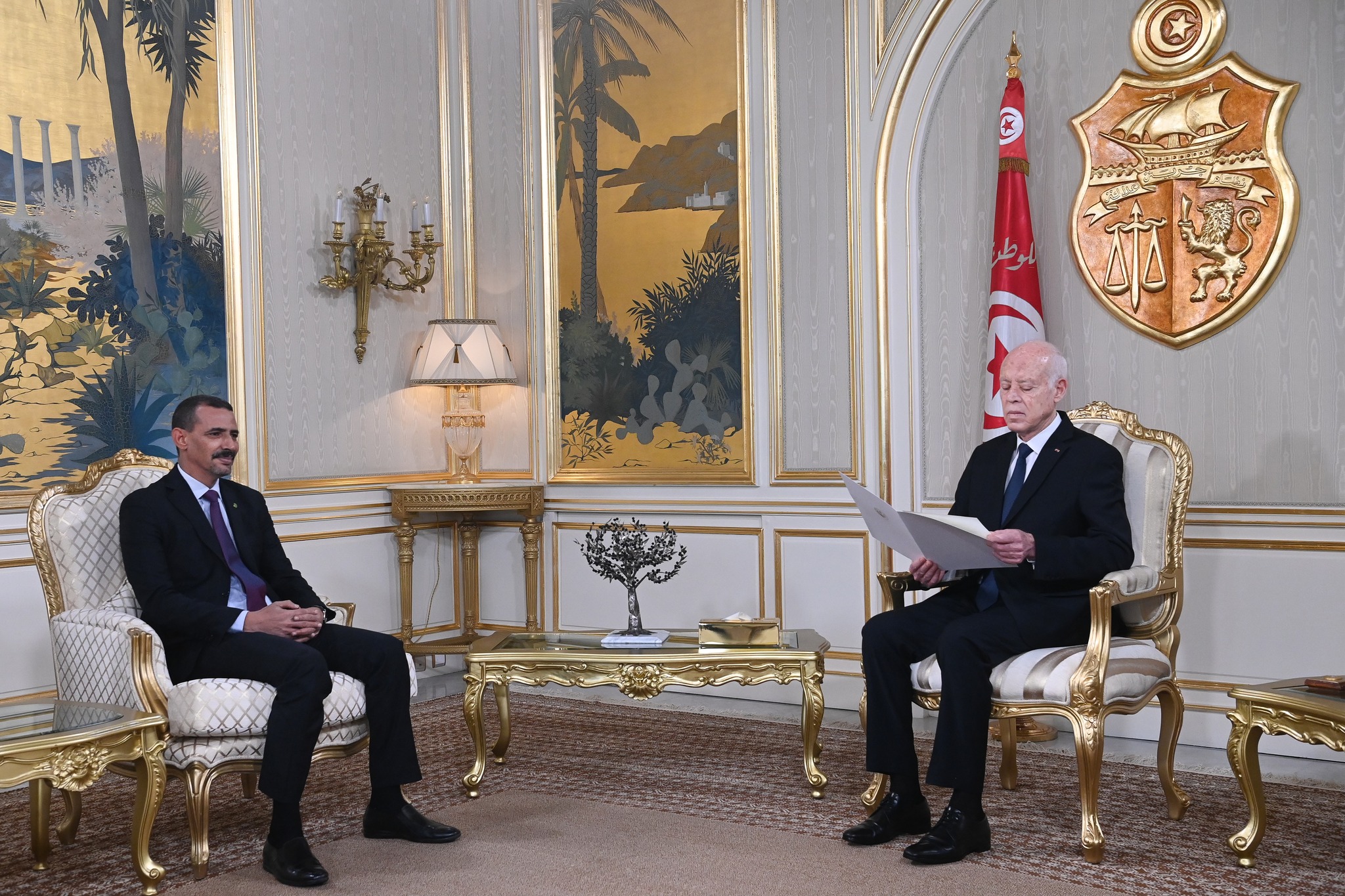 رئيس الجمهورية يستقبل وزير الثقافة الموريتاني المبعوث الخاص للرئيس الغزواني(فيديو)