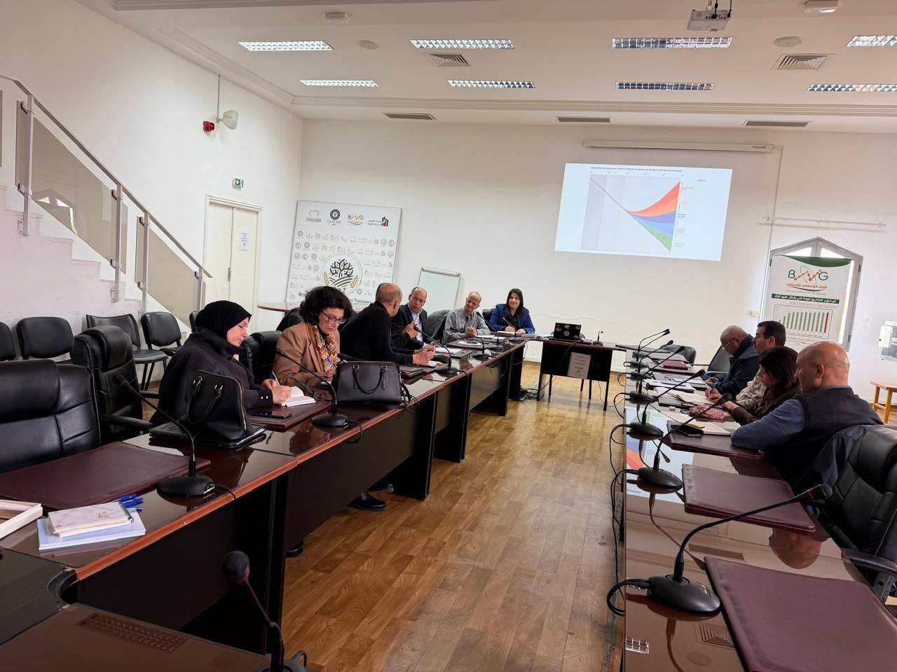 اجتماع لجنة القيادة لفريق عمل الموارد الجينية العلفية والرعوية بالبنك الوطني للجينات