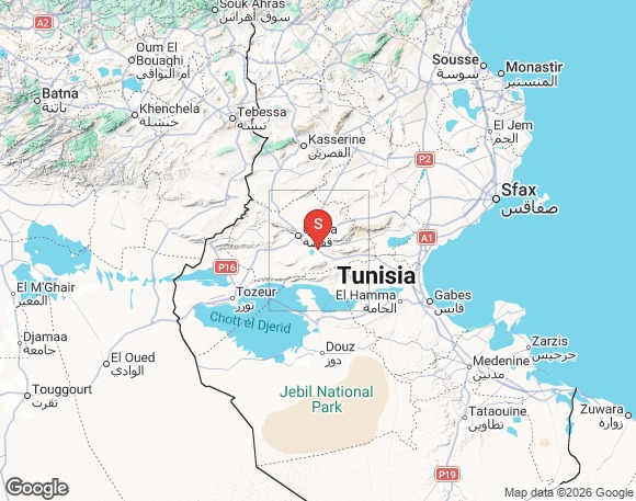 رجة ارضية بقوة 3 درجات على سلم ريشتر بالقطار من ولاية قفصة