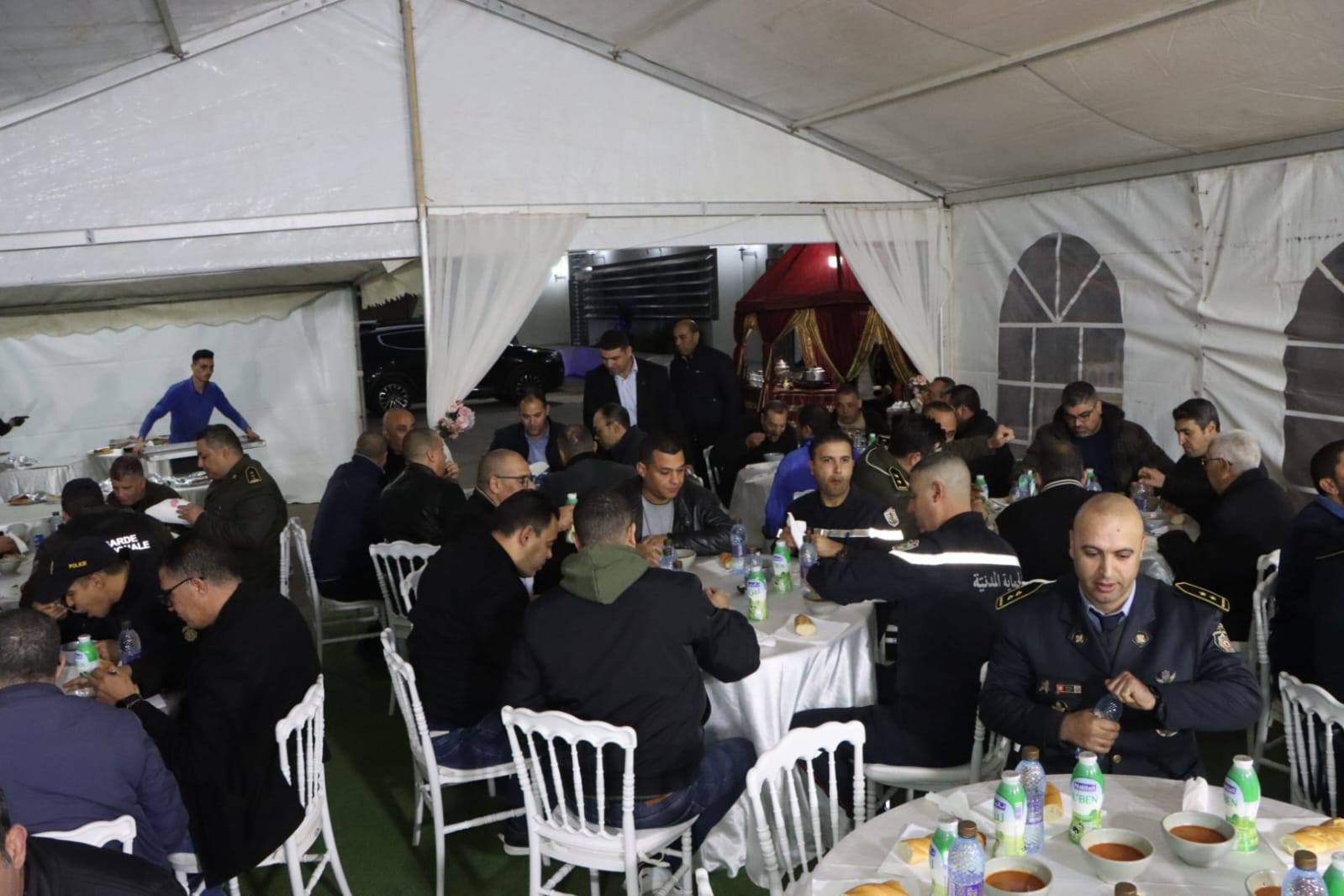 مأدبة إفطار بمنطقة الأمن الوطني بقصرهلال