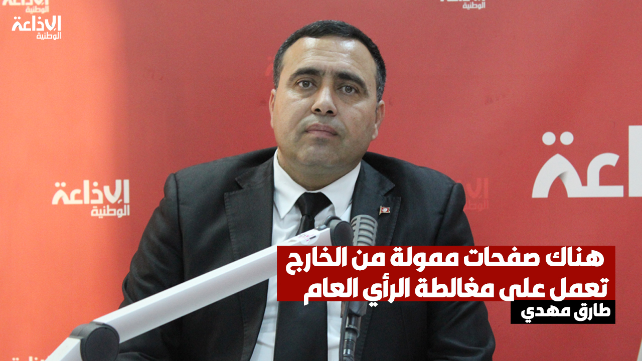 طارق مهدي: هناك صفحات ممولة من الخارج تعمل على مغالطة الرأي العام