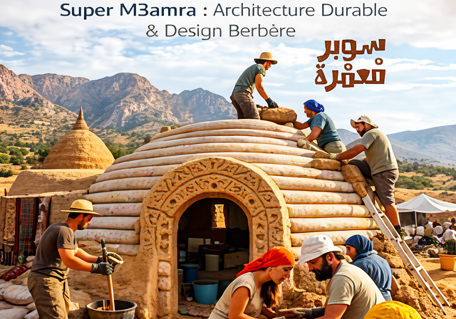   القصرين : إنجاز أول قبة ايكولوجية بتقنية "سوبر أدوبي"