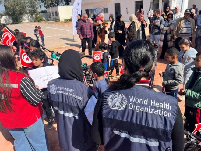مكتب منظمة الصحة العالمية بتونس ينظم تظاهرتين تحسيسيتين للوقاية من التدخين في الوسط المدرسي