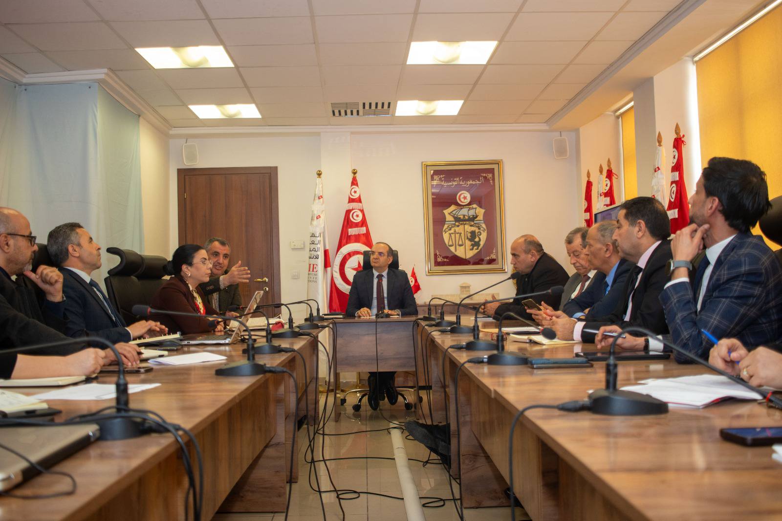 هيئة الانتخابات: جلسة عمل حول رقمنة المسارات الانتخابية 