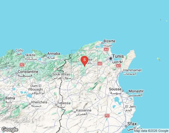 Béja : une secousse sismique de magnitude 3,4 enregistrée à Thibar