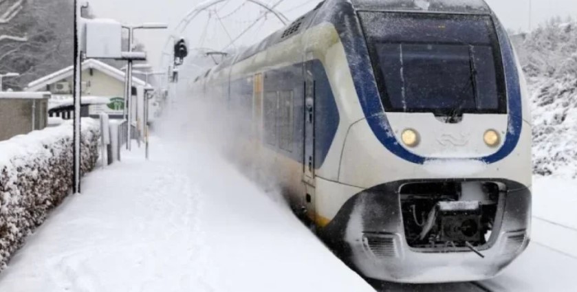 تعطل حركة سير القطارات في هولندا بسبب تساقط الثلوج