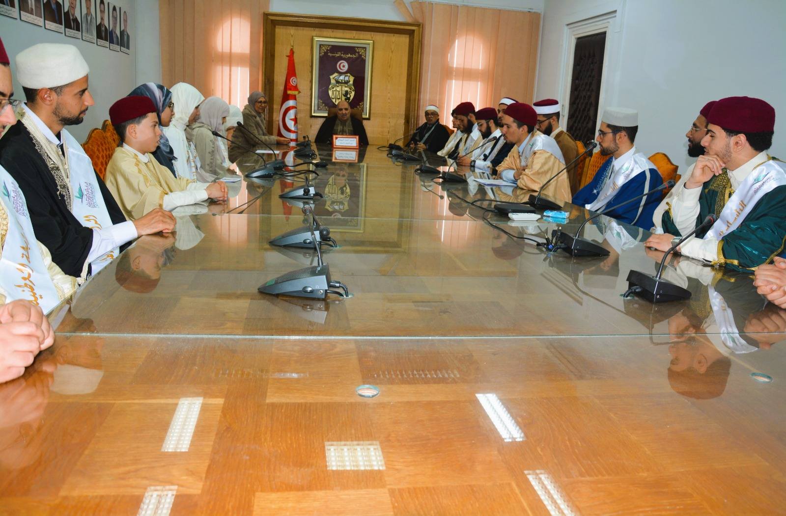 وزير الشؤون الدينية يستقبل الفائزين في المسابقة الوطنية لحفظ القرآن الكريم