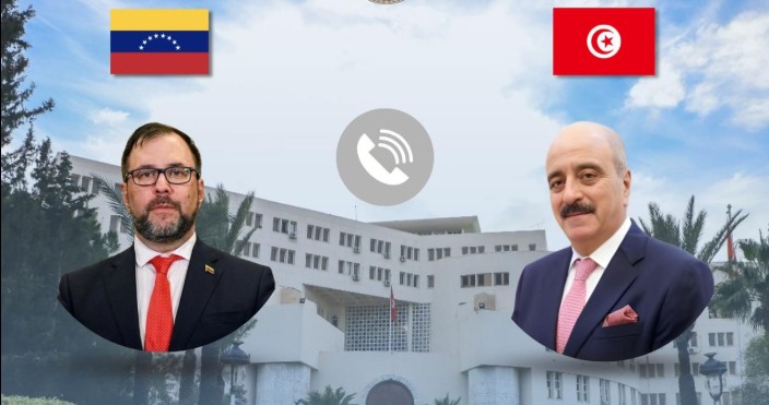 وزير خارجية فنزويلا يُهنّئ نظيره التونسي بالذكرى السبعين للاستقلال